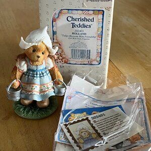 Cherished Teddies - Holland/Katrien #202401 "Tulips Blossom w/ Friendship 1996